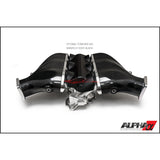 ALPHA GT-R Carbon Fiber / Billet Intake Manifold Standard Fuel Rail (6 Injector) Black