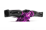 ALPHA GT-R Carbon Fiber / Billet Intake Manifold w/Triple Fuel Rail (18 Injector) Purple
