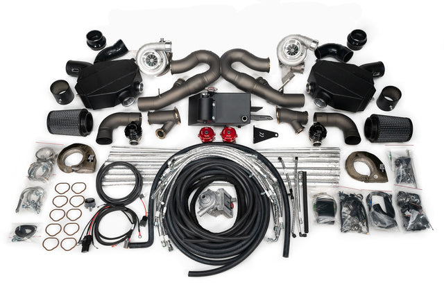 AMS ALPHA twin turbo kit manufacturer representative photograph