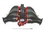 ALPHA GT-R Carbon Fiber / Billet Intake Manifold w/Triple Fuel Rail (18 Injector) Purple