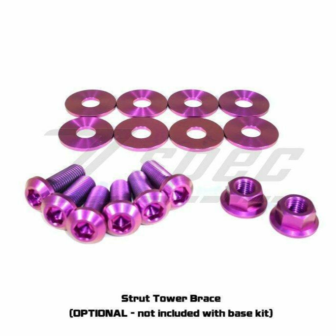 ZSPEC Stage-2 Dress Up Bolts®/Fastener Kit for '03-'08 Nissan 350z DE & HR, Titanium