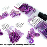 ZSPEC Stage-2 Dress Up Bolts®/Fastener Kit for '03-'08 Nissan 350z DE & HR, Titanium
