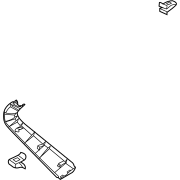 90903-CD00D Nissan Side Trim Panel Illustration 1 of 1
