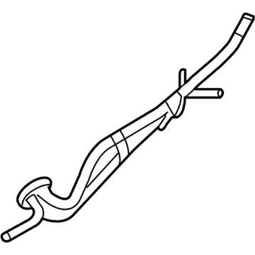 21022-JK01C Nissan Water Pipe Illustration 1 of 1