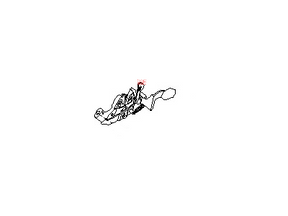 65601-CF00A Nissan Male Hood Lock Illustration 1 of 1
