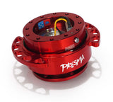 NRG Quick Release Kit - Red Body/ Red Heart Cutout Ring