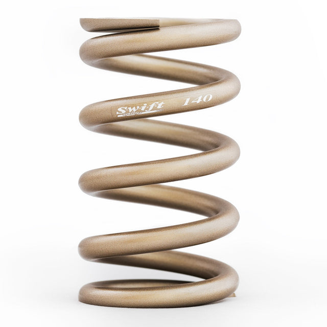 BC Racing Gold Swift Springs on white background