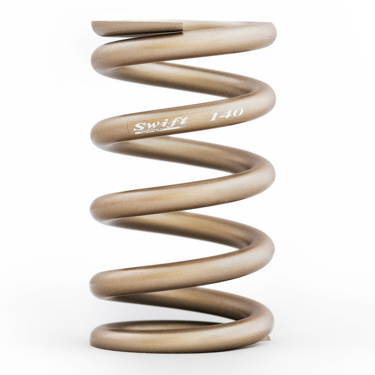 BC Racing Gold Swift Springs on white background