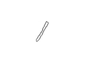 27288-AM60A Nissan Evaporator Core Side Seal Illustration 1 of 1