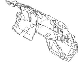 67900-CD000 Nissan Dash Lower Insulator Illustration 1 of 1