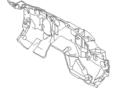 67900-CD000 Nissan Dash Lower Insulator Illustration 1 of 1