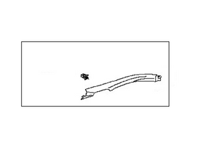 84940-CD001 Nissan Upper Trim Panel Illustration 1 of 1