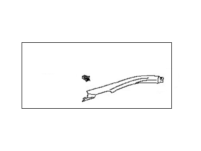 84940-CD001 Nissan Upper Trim Panel Illustration 1 of 1