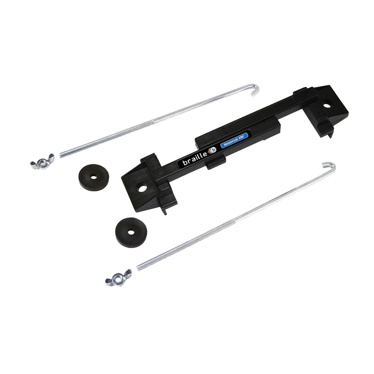 Braille 61810 Universal Battery Clamp Kit - 10 inch J-Hooks