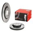 Brembo 09.D943.11 rotor shown from two angles; KT00298 kit includes two rotors and a separate P56104N pad set