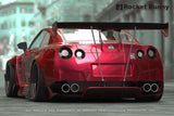 GReddy Rocket Bunny R35 V2 Front Splitter Plate