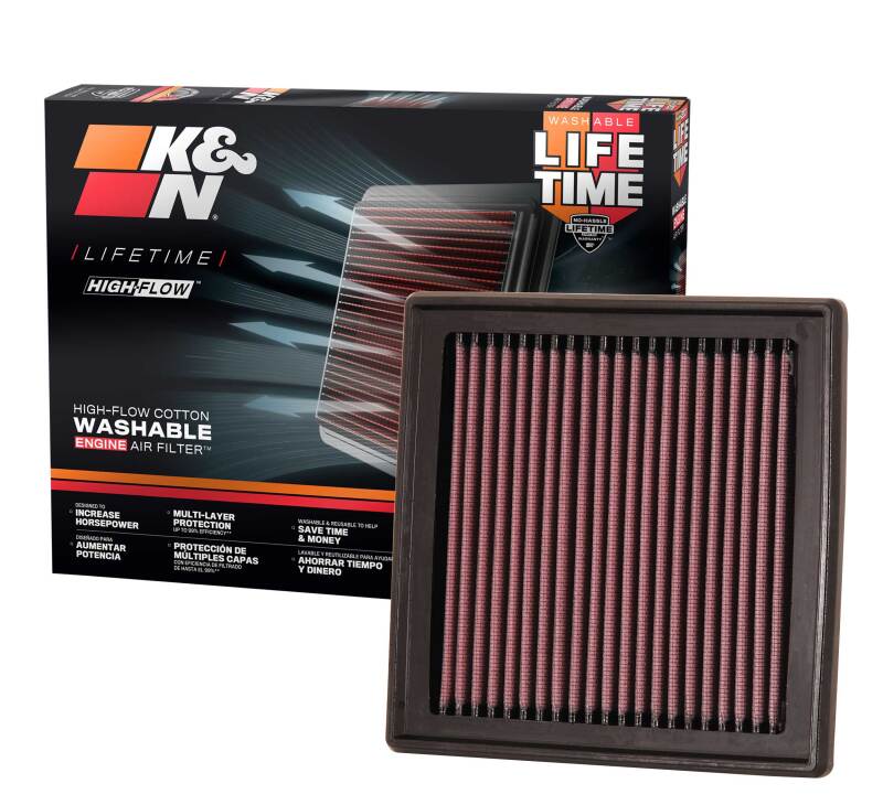 K&N 07-09 350z/370z/G35/G37 Drop In Air Filter