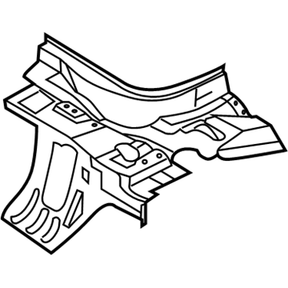 79431-CE400 Nissan Parcel Shelf-Side Left Hand Illustration 1 of 1