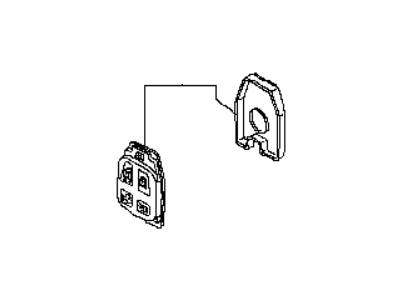 285A0-5Y701 Nissan Keyless Cover Illustration 1 of 1