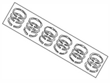 12033-8J100 Nissan Piston Ring Set Illustration 1 of 1