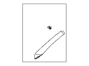 76911-CE401 Nissan Windshield Pillar Trim Illustration 1 of 1