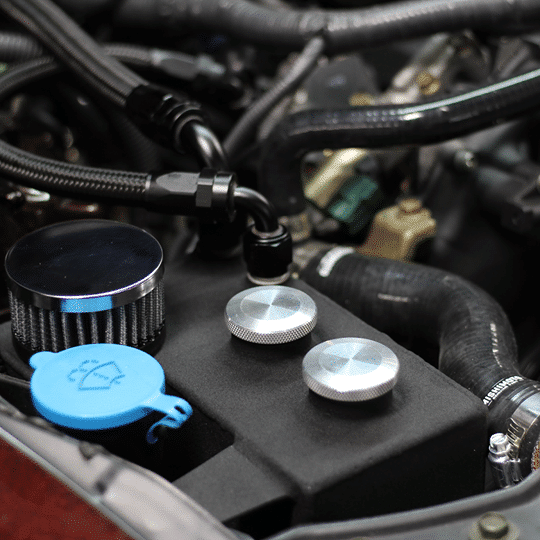 SOHO Motorsports Nissan 350Z / Infiniti G35 3-1 Catch Can Combo for VQ35DE