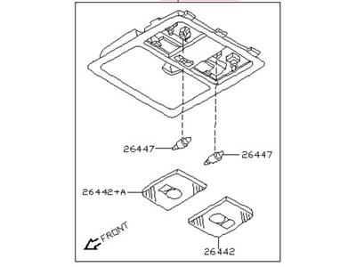 26430-CF00E Nissan Lamp Assembly Map Illustration 1 of 1