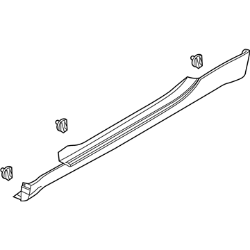76851-CD025 Nissan Rocker Molding Illustration 1 of 1