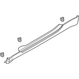 Nissan 350Z 76851-CD025 Rocker Molding