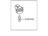 26470-60U0E Nissan Trunk Lamp Assembly Illustration 1 of 1