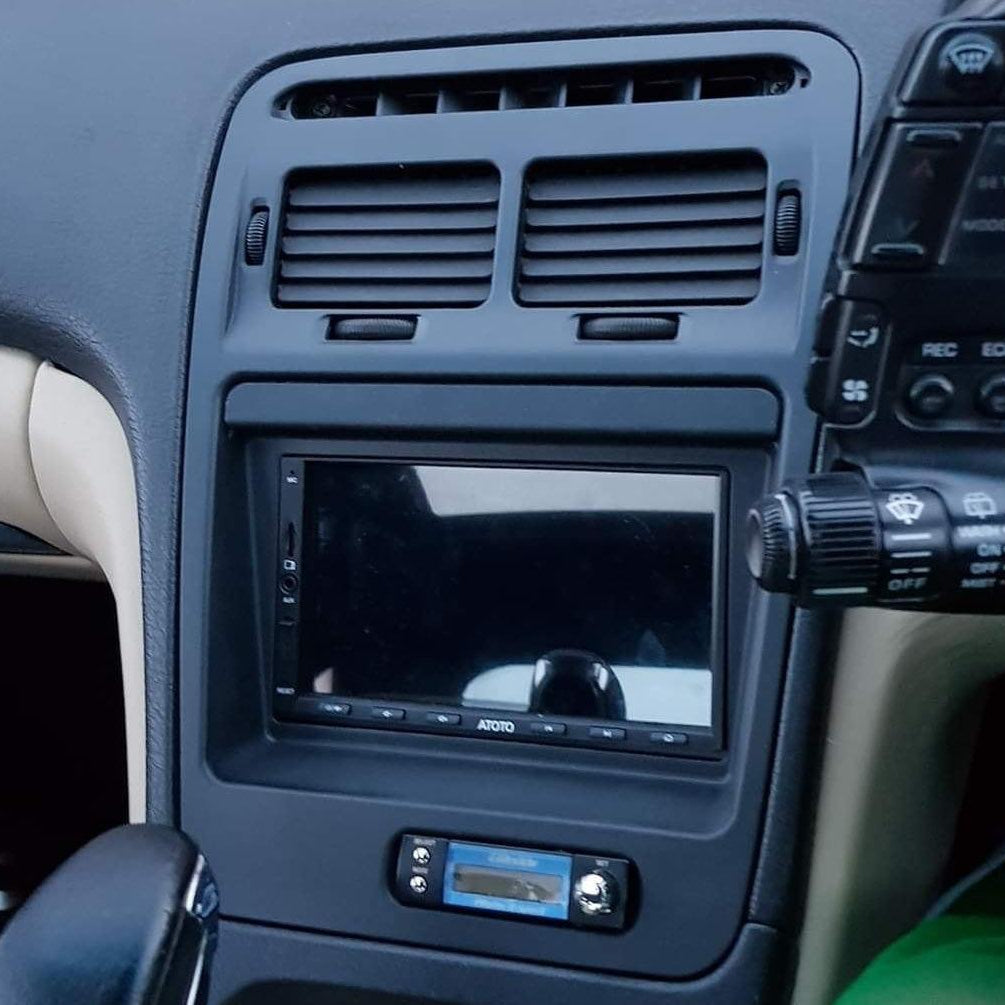 ZSPEC RHD Double-Din Radio Bezel Face-Plate for Nissan Z32 300zx, Bezel-ONLY