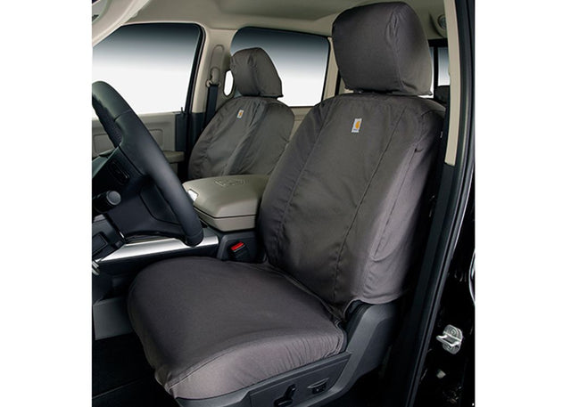 Covercraft Carhartt SeatSaver Front Seat Covers – 2014–2021 Nissan Frontier / 2014–2015 Xterra – Gravel
