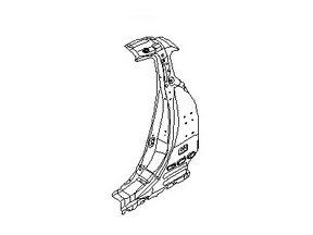 76514-CD000 Nissan Lock Pillar Illustration 1 of 1