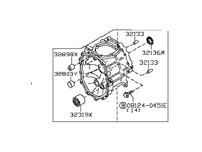 32130-CD40B Nissan Rear Extension Assembly Illustration 1 of 1
