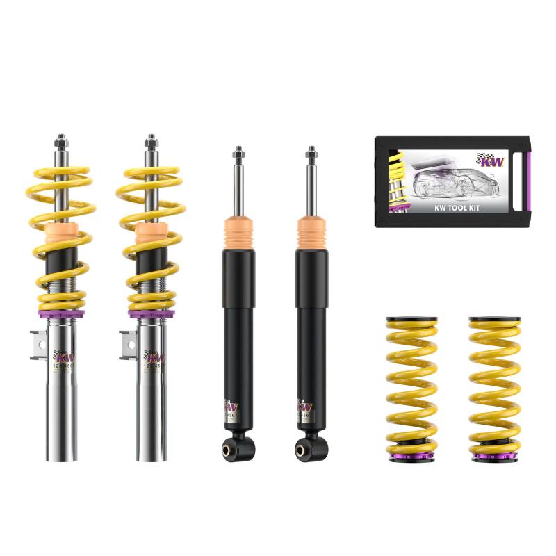 KW BMW 4 Series (G23) Convertible 4WD w/ Electronic Dampers V1 Coilover Kit Bundle