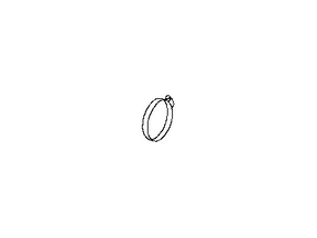 16439-JK21A Nissan Rear Duct Clamp Illustration 1 of 1