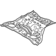 74512-AM639 Nissan Front Floor Pan Illustration 1 of 1