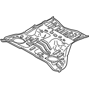 74512-AM639 Nissan Front Floor Pan Illustration 1 of 1