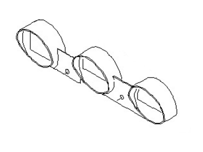 24812-CD300 Nissan Combination Meter Upper Housing Illustration 1 of 1