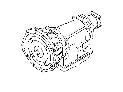 31020-93X1A Nissan Blank Automatic Transmission Illustration 1 of 1