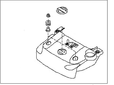 14041-EV10A Nissan Engine Cover Illustration 1 of 1