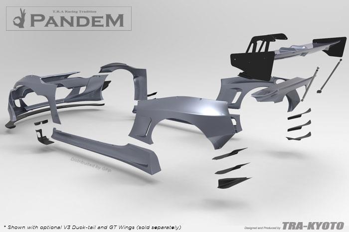 GReddy Pandem V3 Aero / Toyota 86 / Scion FR-S / Subaru BRZ Aero Kit without Wings