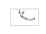 20711-AF40A Nissan Exhaust Bracket Illustration 1 of 1