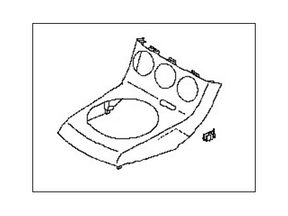 96913-CE800 Nissan Finish Plate Illustration 1 of 1