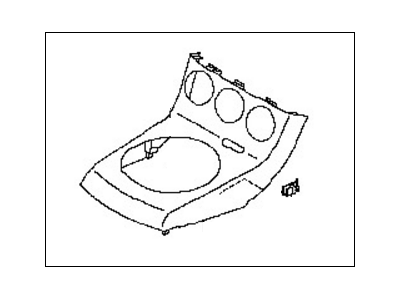 96913-CE800 Nissan Finish Plate Illustration 1 of 1