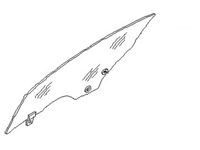 80301-CD00A Nissan Door Glass Illustration 1 of 1