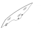 Nissan 350Z 80301-CE40A Door Glass