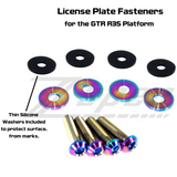 ZSPEC Stage-1 Dress Up Bolts® Fastener Kit for '09-23 Nissan GTR (R35), Titanium & Billet