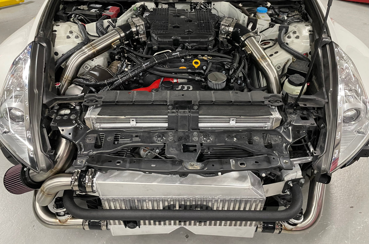 SOHO Motorsports VQ37VHR Top Mount Single Turbo Kit (Stage 2)