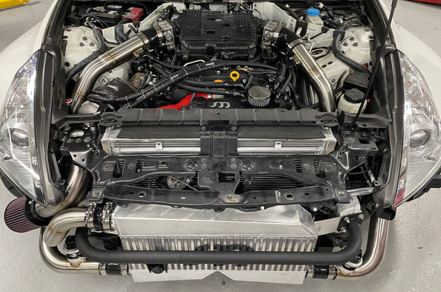 SOHO Motorsports VQ37VHR Top Mount Single Turbo Kit (Stage 2)